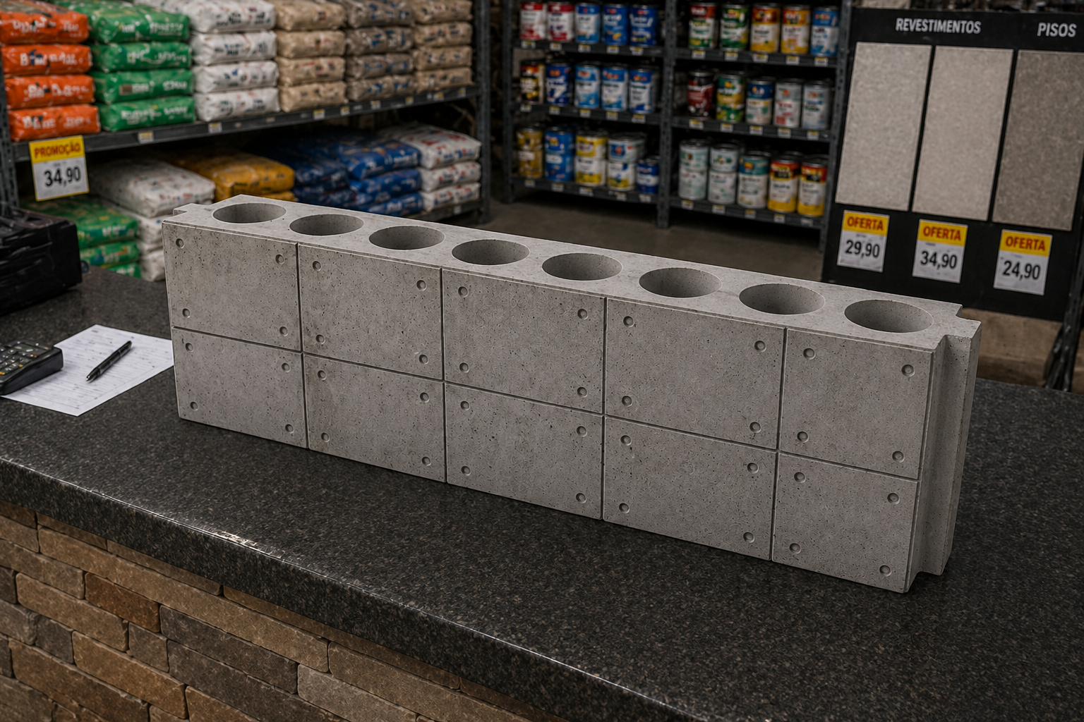 Bloco Industrial em detalhe